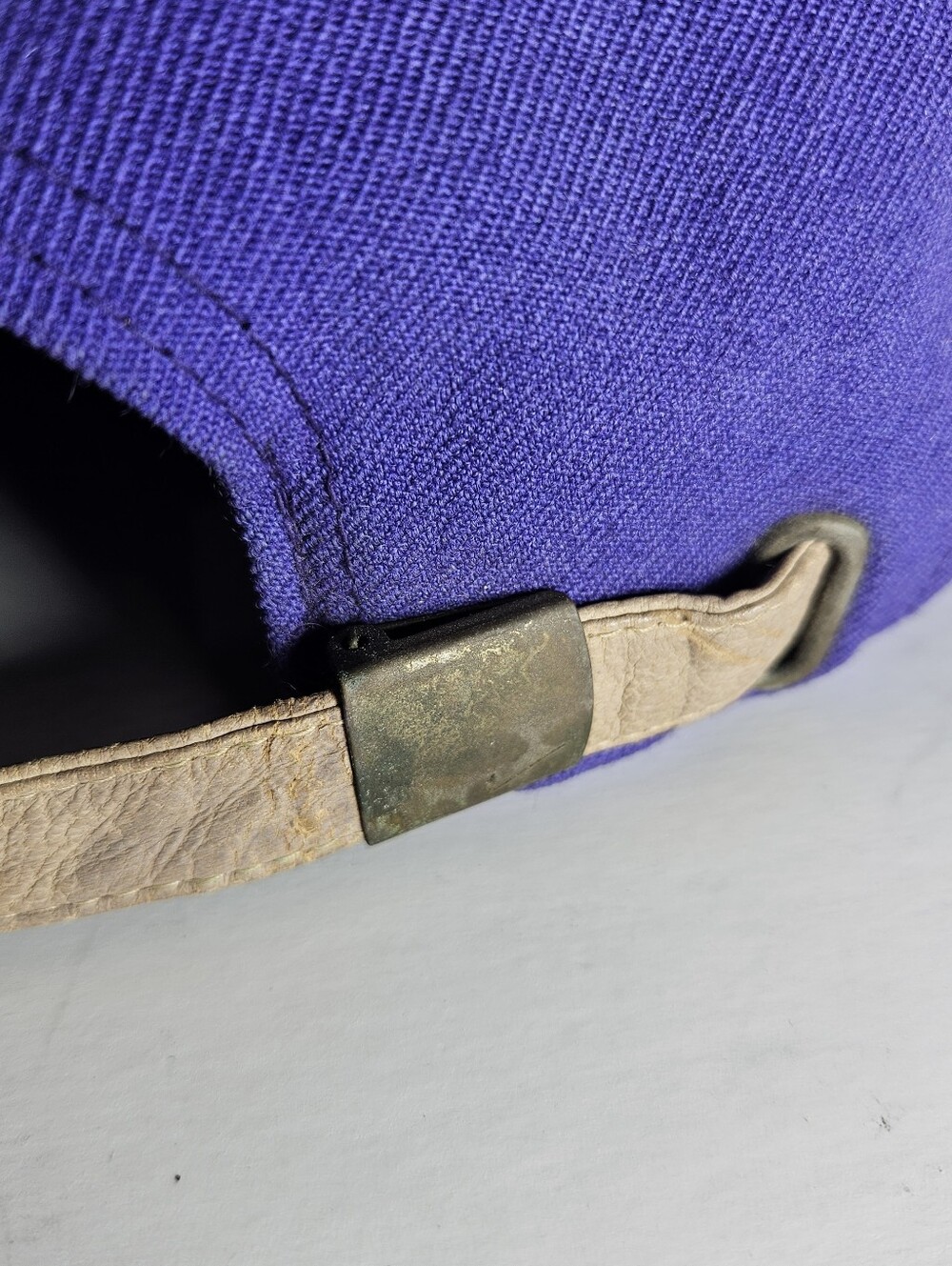 Nike ACG True Snapback Hat Purple Wool Leather Brim Strapback Outdoor Vintage - Picture 6 of 10